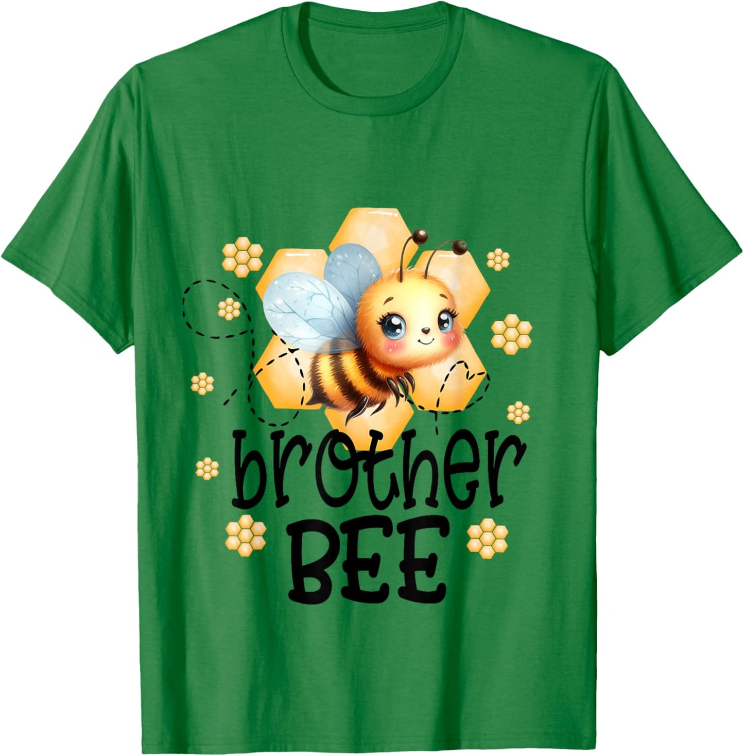 Family Bee Shirts Brother First Bee Day Outfit Birthday T-Shirt - T-Shirt | Irish Green