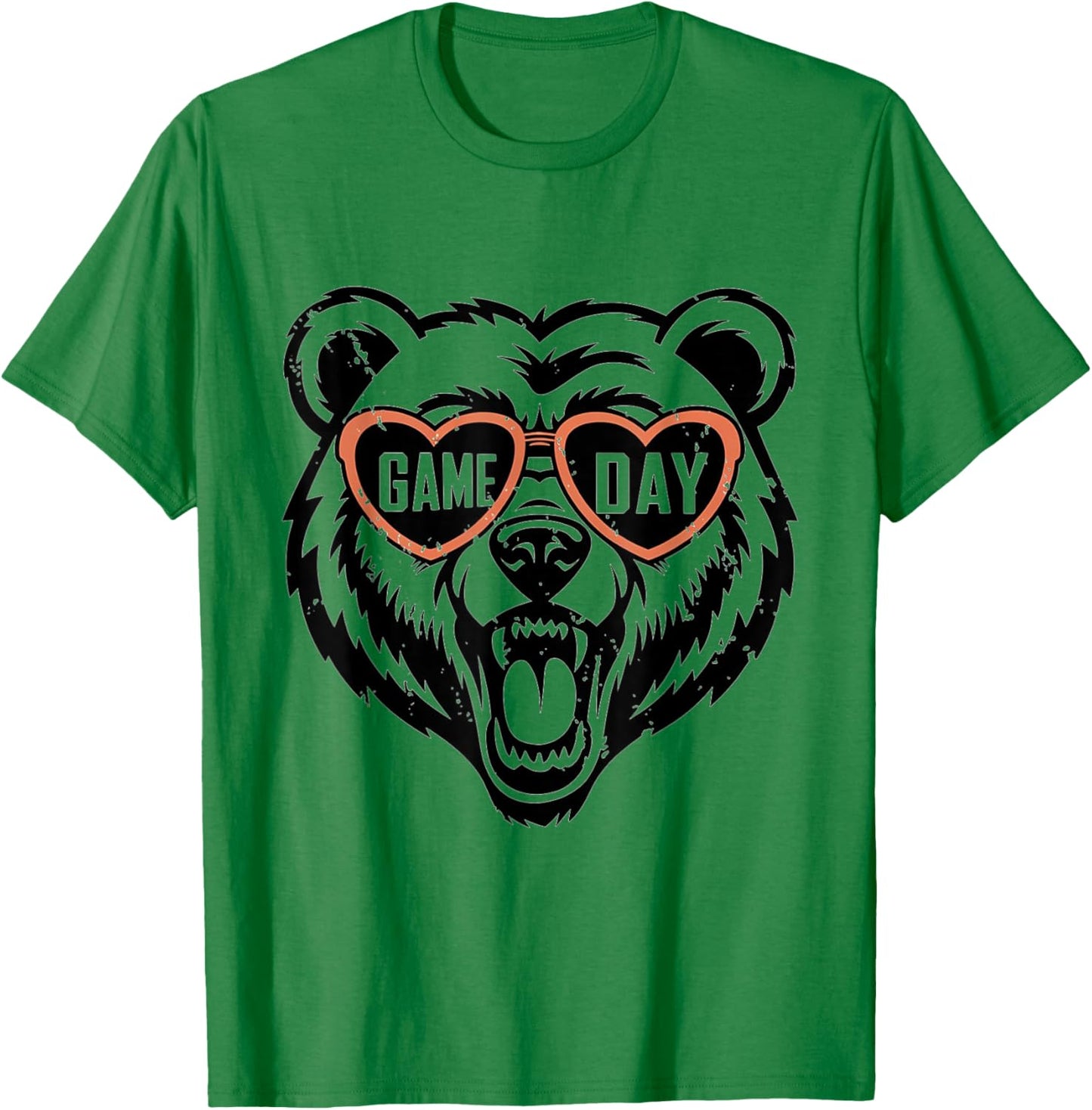 funny Game Day Bear T-Shirt - T-Shirt | Irish Green