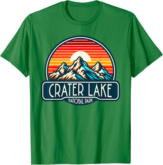 Crater Lake National Park T-Shirt - T-Shirt | Irish Green