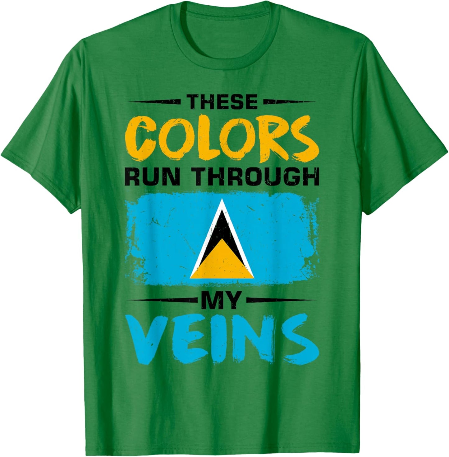 Saint Lucian Roots Lucian Pride Design for St Lucian T-Shirt - T-Shirt | Irish Green