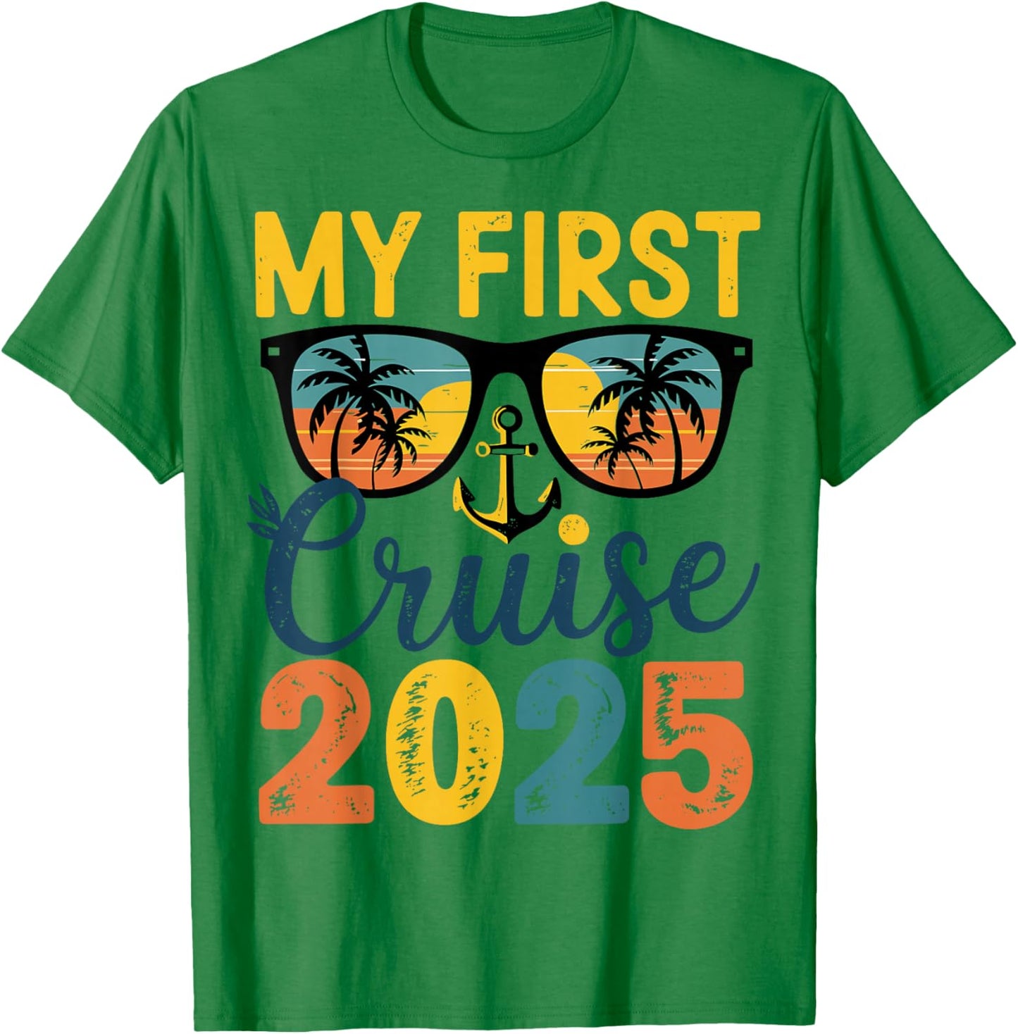 My First Funny First Time Cruise T-Shirt - T-Shirt | Irish Green