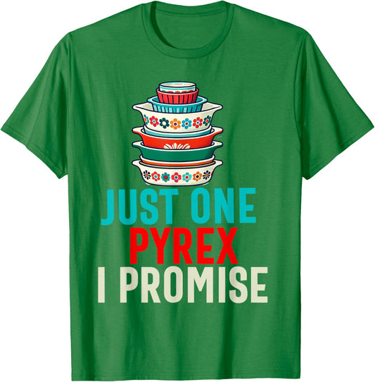 Pyrex Vintage Kitchenware Collector Pattern Kitchen Bowls T-Shirt - T-Shirt | Irish Green