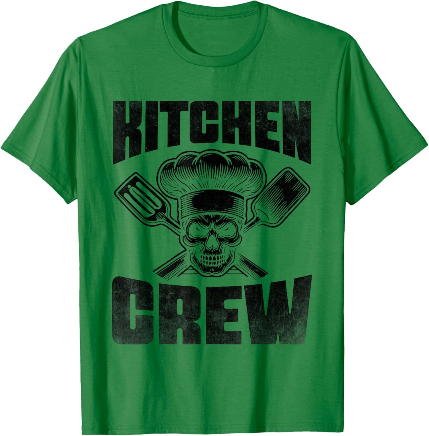 Kitchen Crew Chef Cook Cooking Food Dishes Cooks T-Shirt - T-Shirt | Irish Green