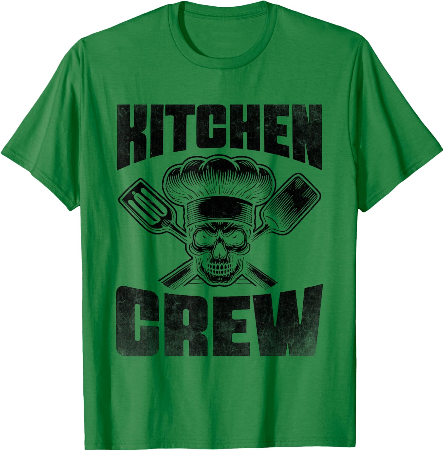 Kitchen Crew Chef Cook Cooking Food Dishes Cooks T-Shirt - T-Shirt | Irish Green
