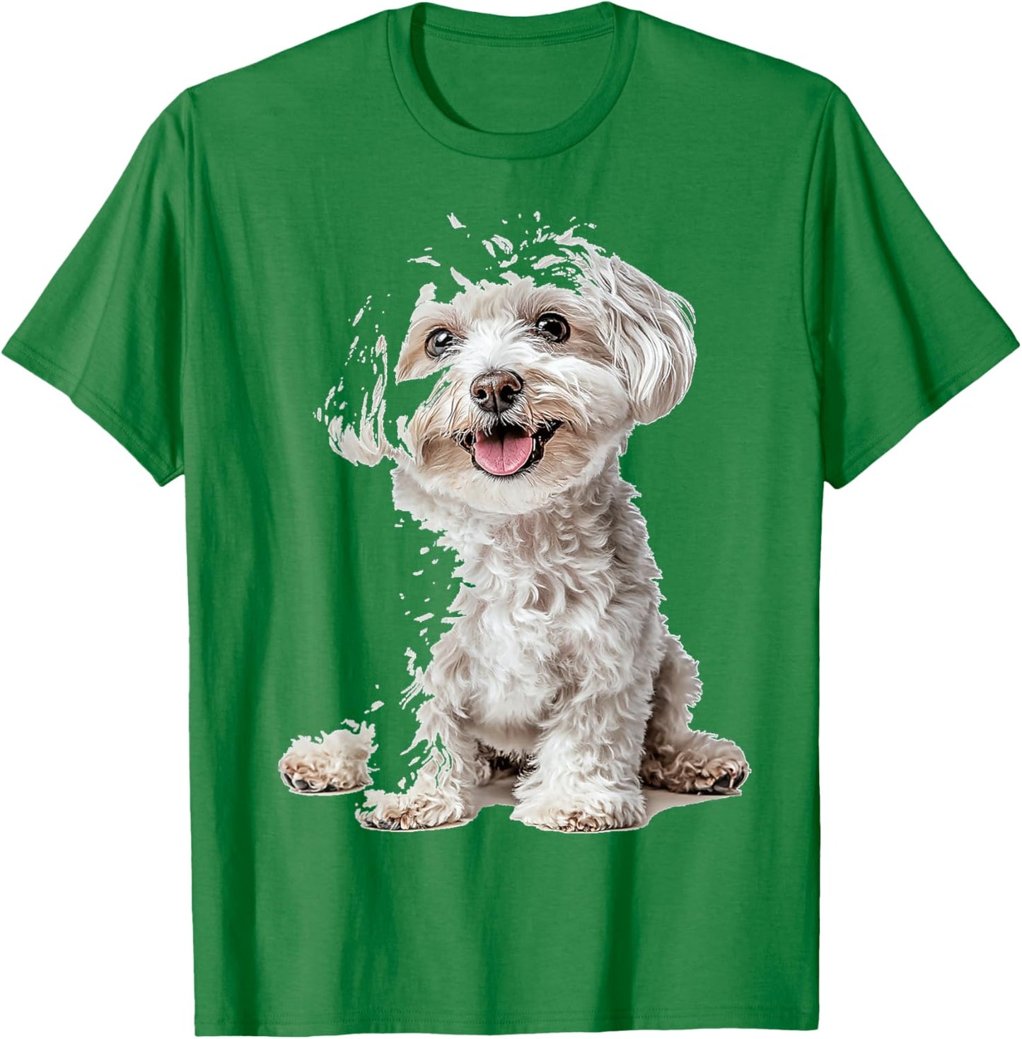 Maltipoo Dog Motif Pet Art Maltipoo T-Shirt - T-Shirt | Irish Green