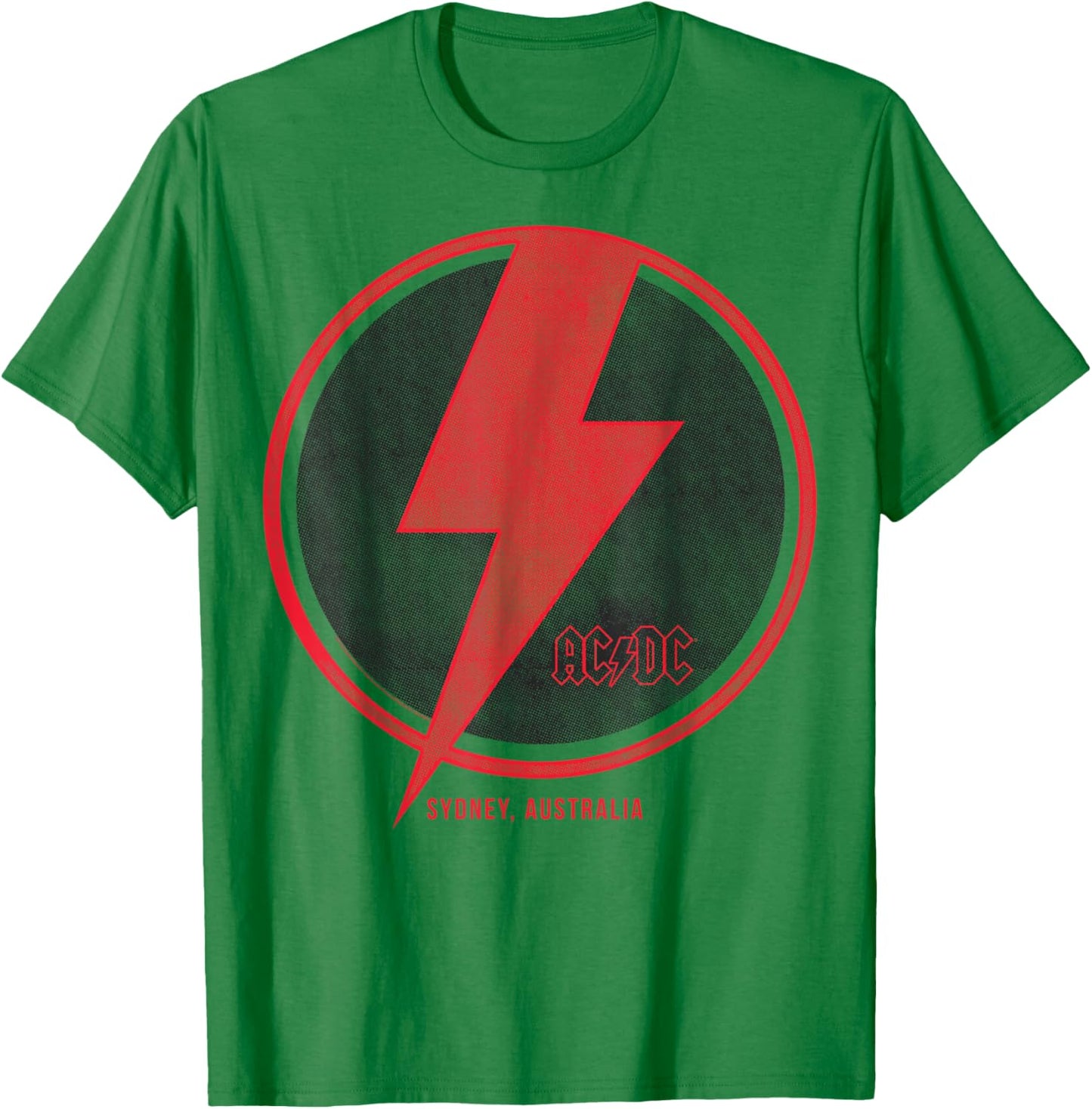 AC/DC - Lightning Bolt - -Adults, -Kids - Grey - Small - Short Sleeve - Classic Fit - Official Collection T-Shirt - T-Shirt | Irish Green