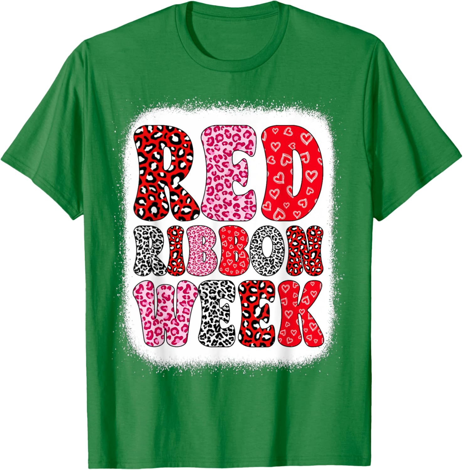 Red Ribbon Week Say No To Drugs Say Yes To Kindness T-Shirt - T-Shirt | Irish Green