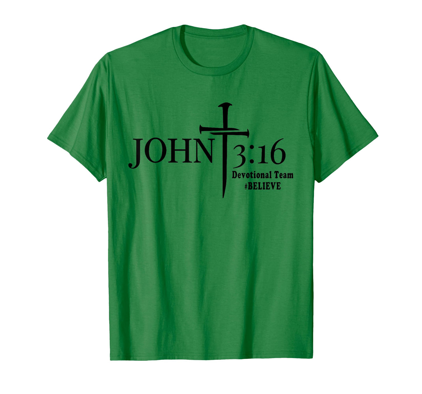 John 3 16 Devotional Team God Christian T-Shirt