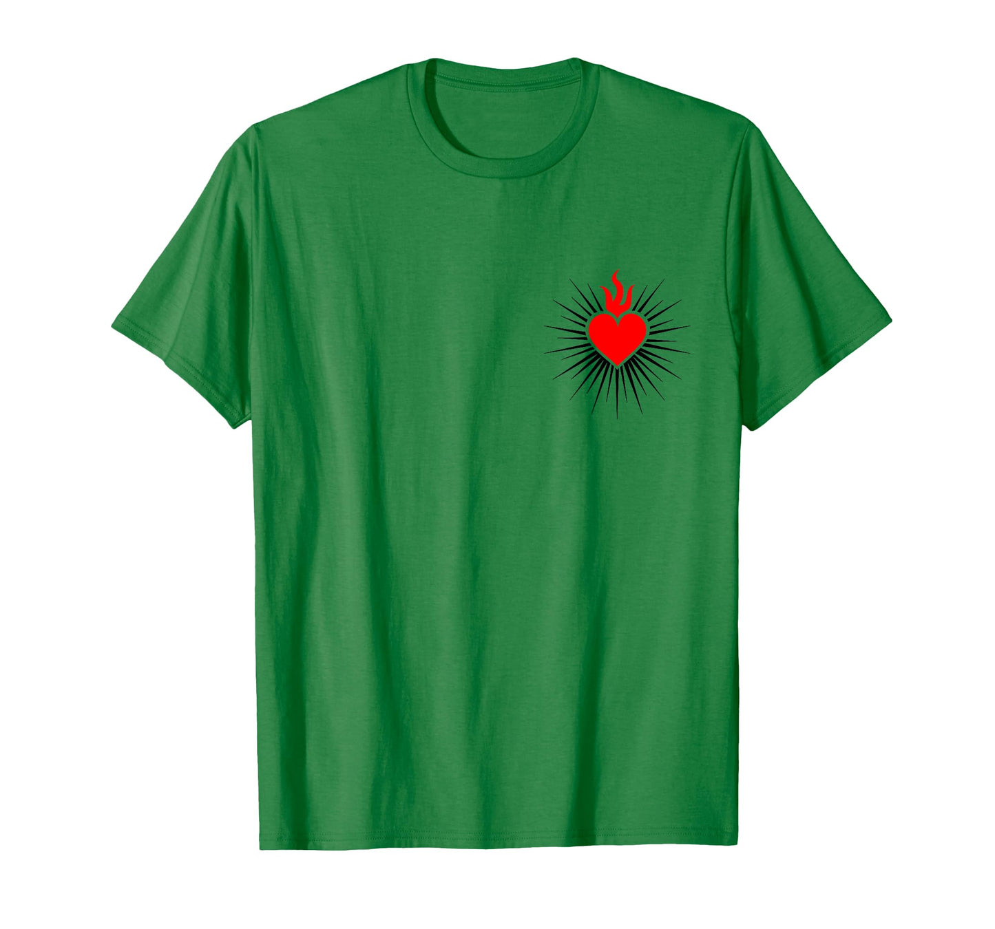 Sacred Heart Love Jesus Christ God Christian Church Religion T-Shirt