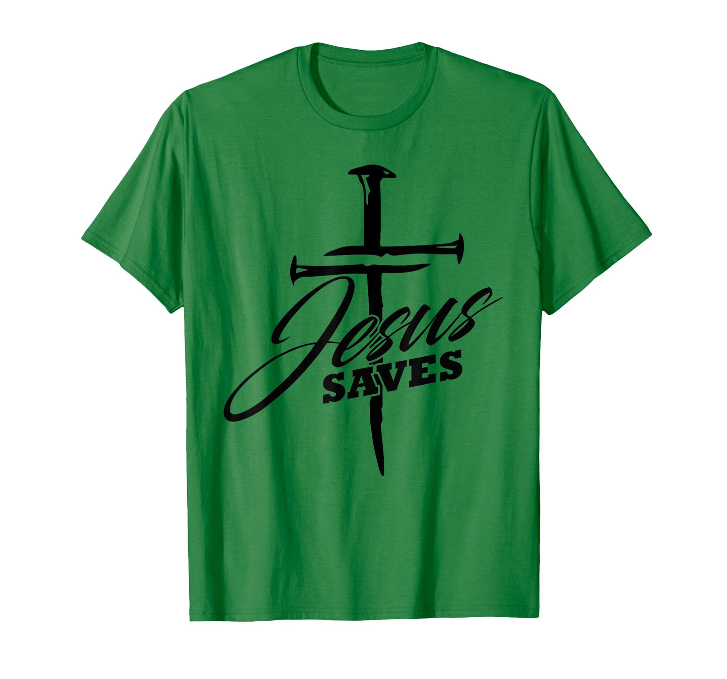 Jesus Saves Christian Cross God Faith Minimal Bible Pray T-Shirt