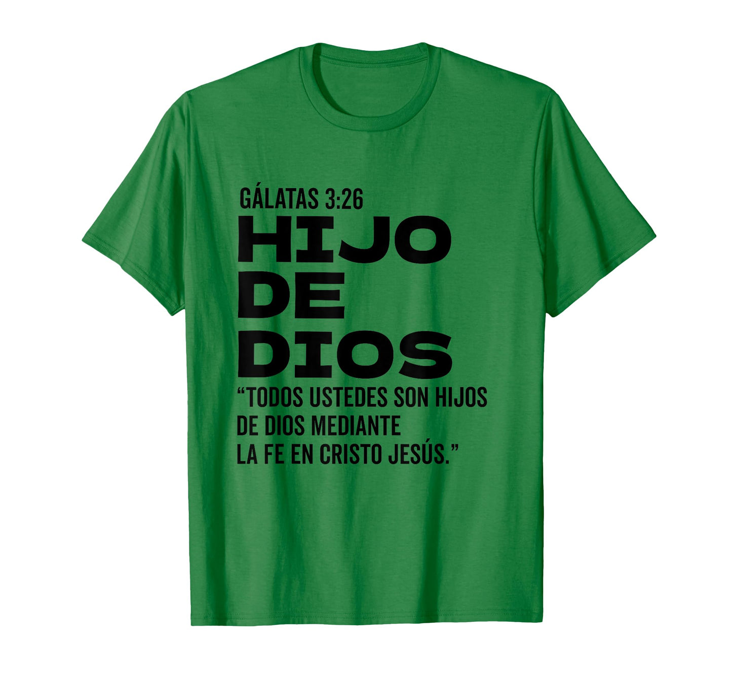Camiseta cristiana en espanol Versiculo Spanish Christians T-Shirt