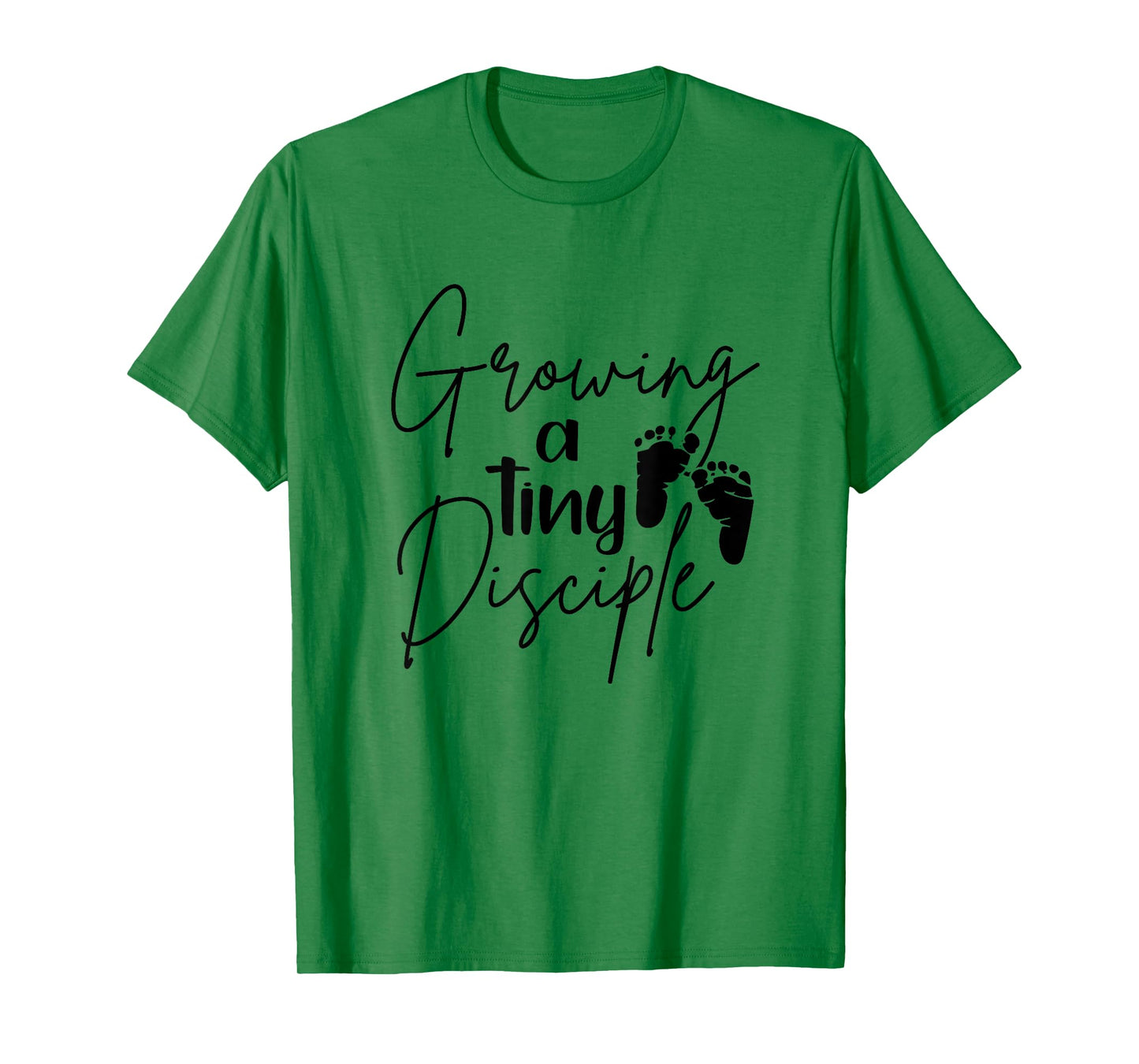 Growing A Tiny Disciple Christian Mom Pregnancy Announcement T-Shirt