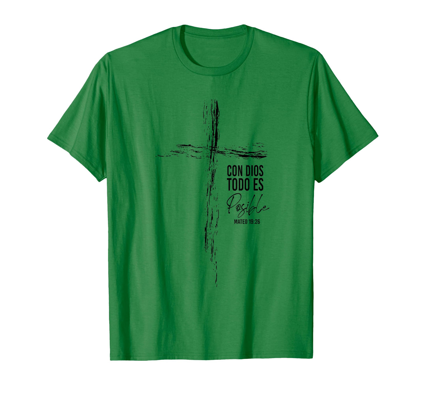 Regalos Cristianos Frases Hombre Él Español Textos Biblicos T-Shirt