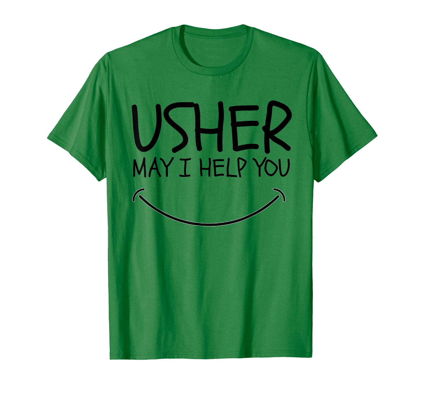 Church Usher Uniform May I Help You Christian Volunteer T-Shirt