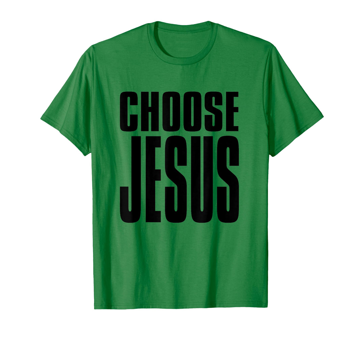 Choose Jesus Retro 80's Bold Minimal Christian Faith Street T-Shirt
