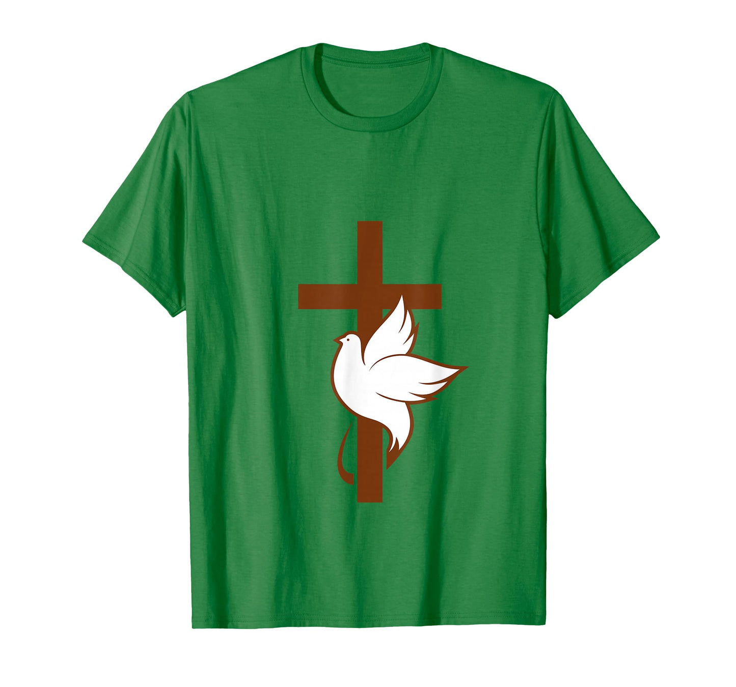 Cross with White Dove - Symbol of Faith, Peace and Hope T-Shirt