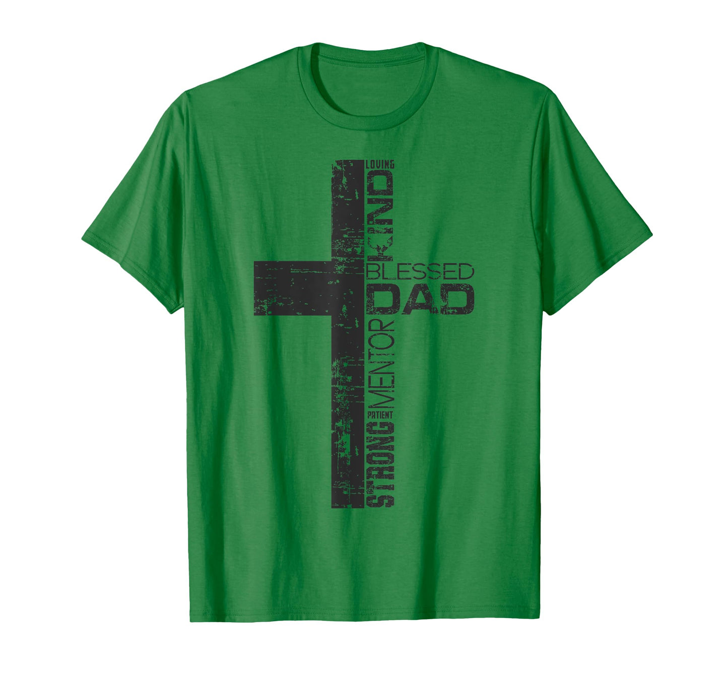 Blessed Dad Cross Christians Tee Father's Day Christian Dad T-Shirt