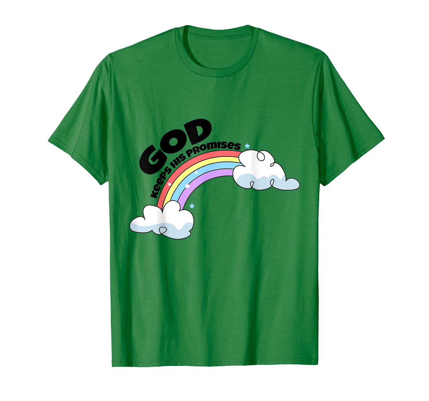 God Keep His Promises Christian Rainbow Religious Faith T-Shirt