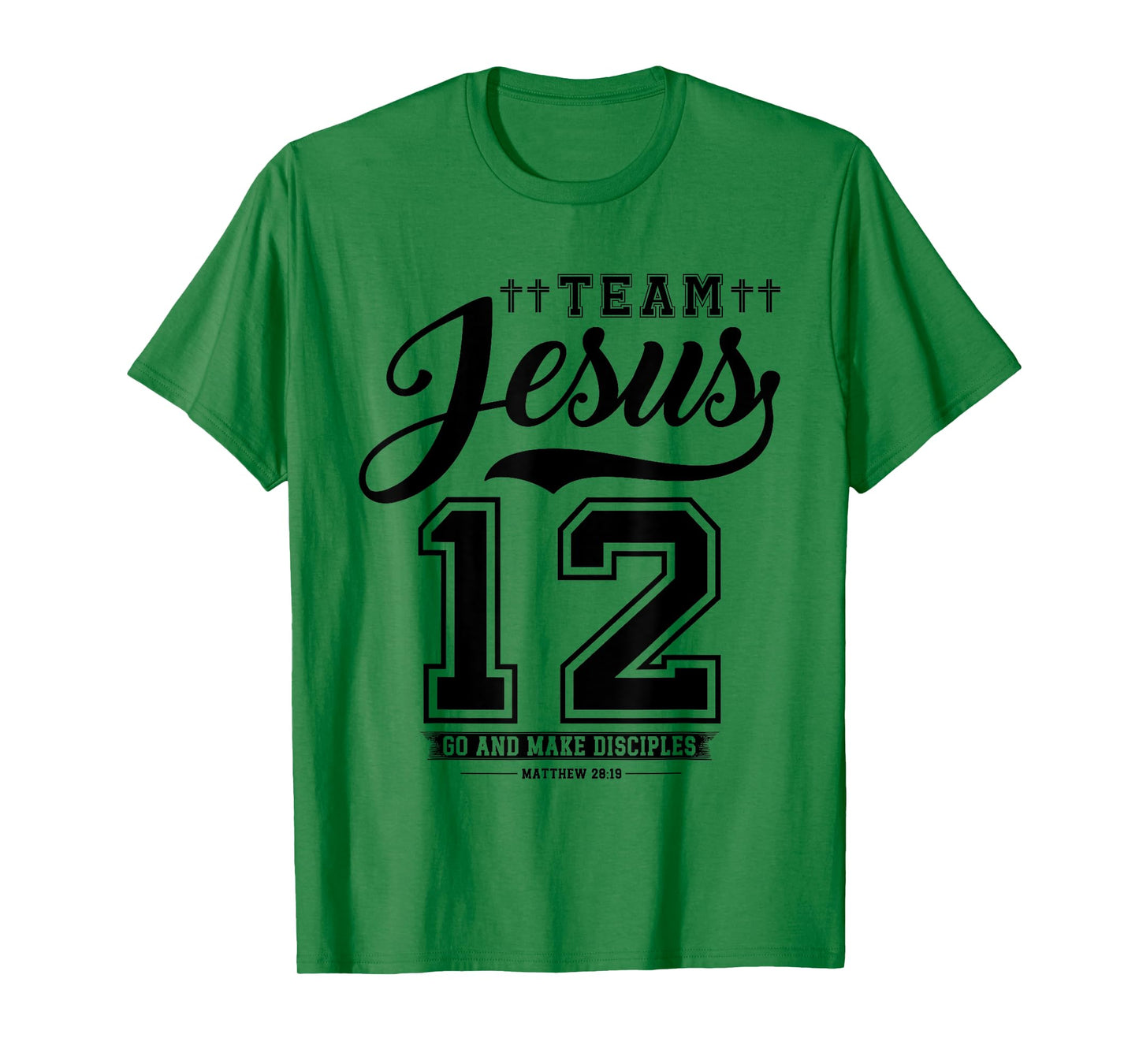 Jesus Baseball Team Jesus Christian Matthew 28:19 Verse T-Shirt