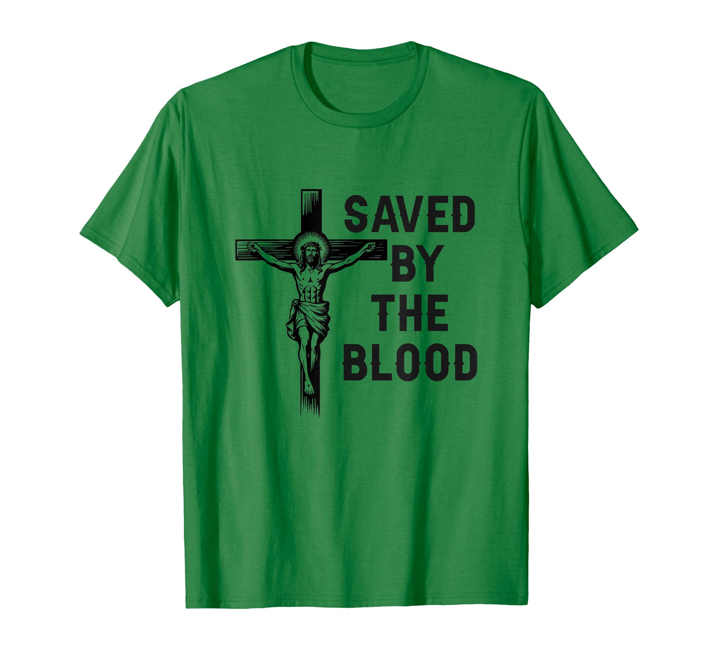Saved by The Blood of Jesus-Christian Faith Bible T-Shirt