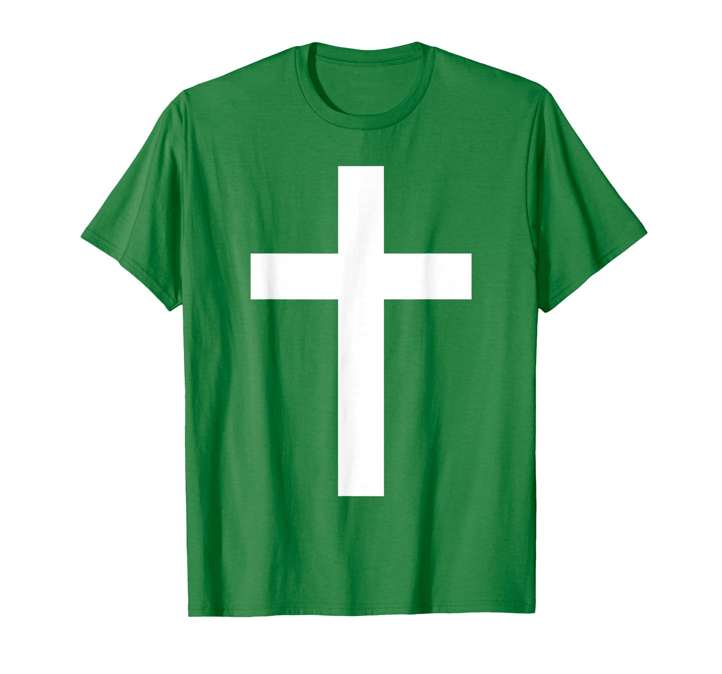 White Christian Jesus Cross Red T-Shirt