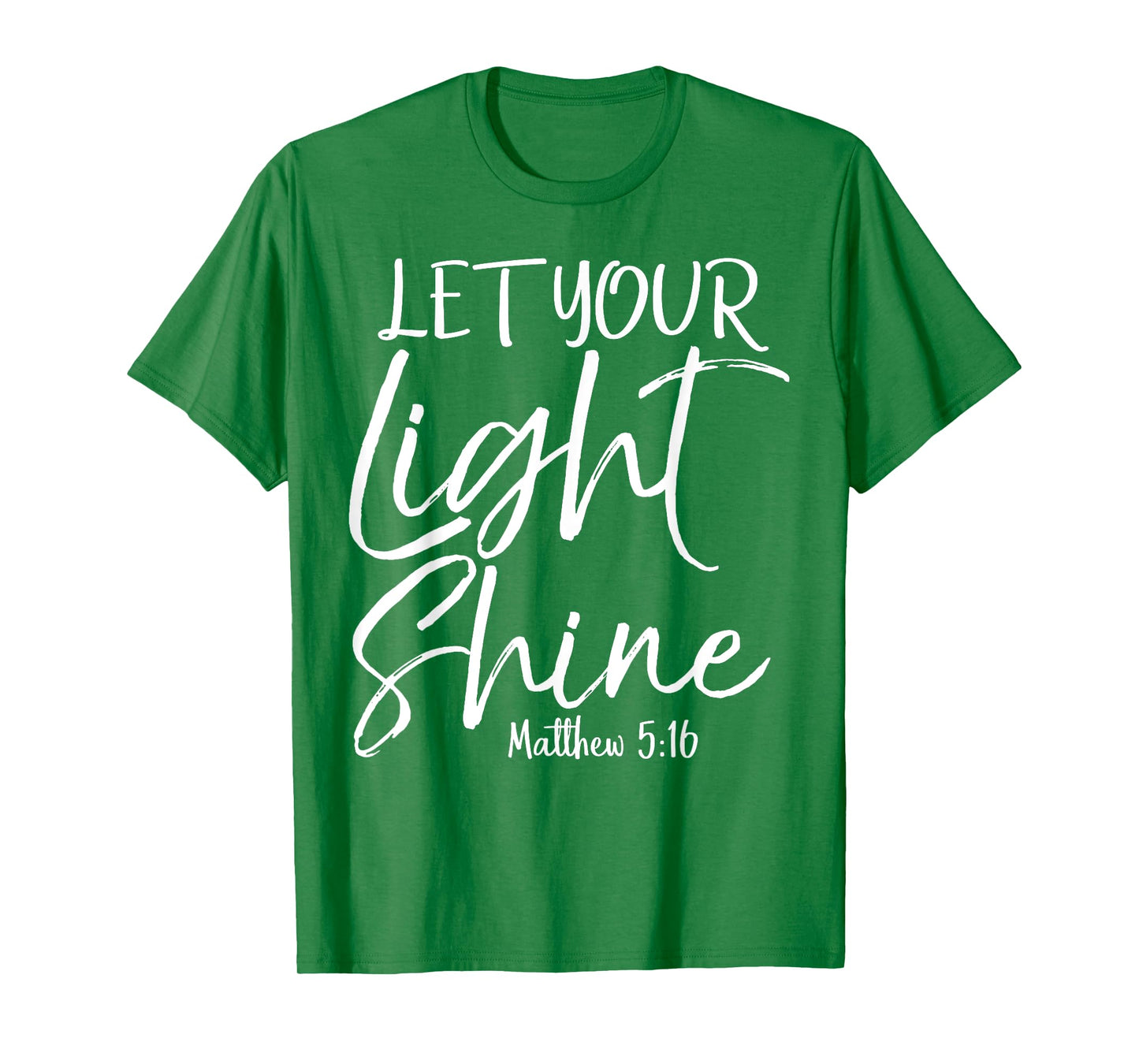 Let Your Light Shine Shirt Vintage Bold Cool Christian Tee T-Shirt