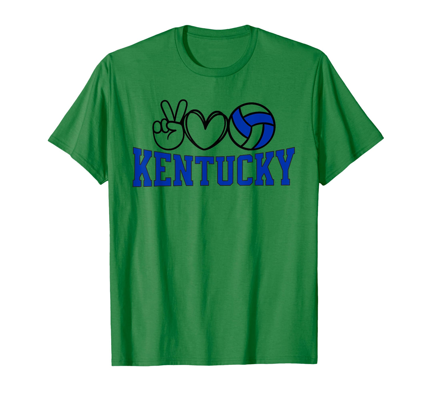 Peace Love Volleyball, Kentucky Women Teen Girls Tween T-Shirt