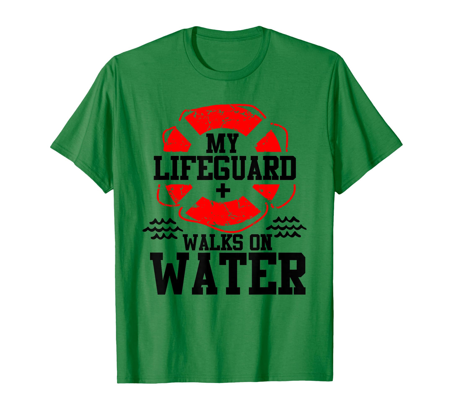 My Lifeguard Walks on Water Christian Christianity T Shirt T-Shirt