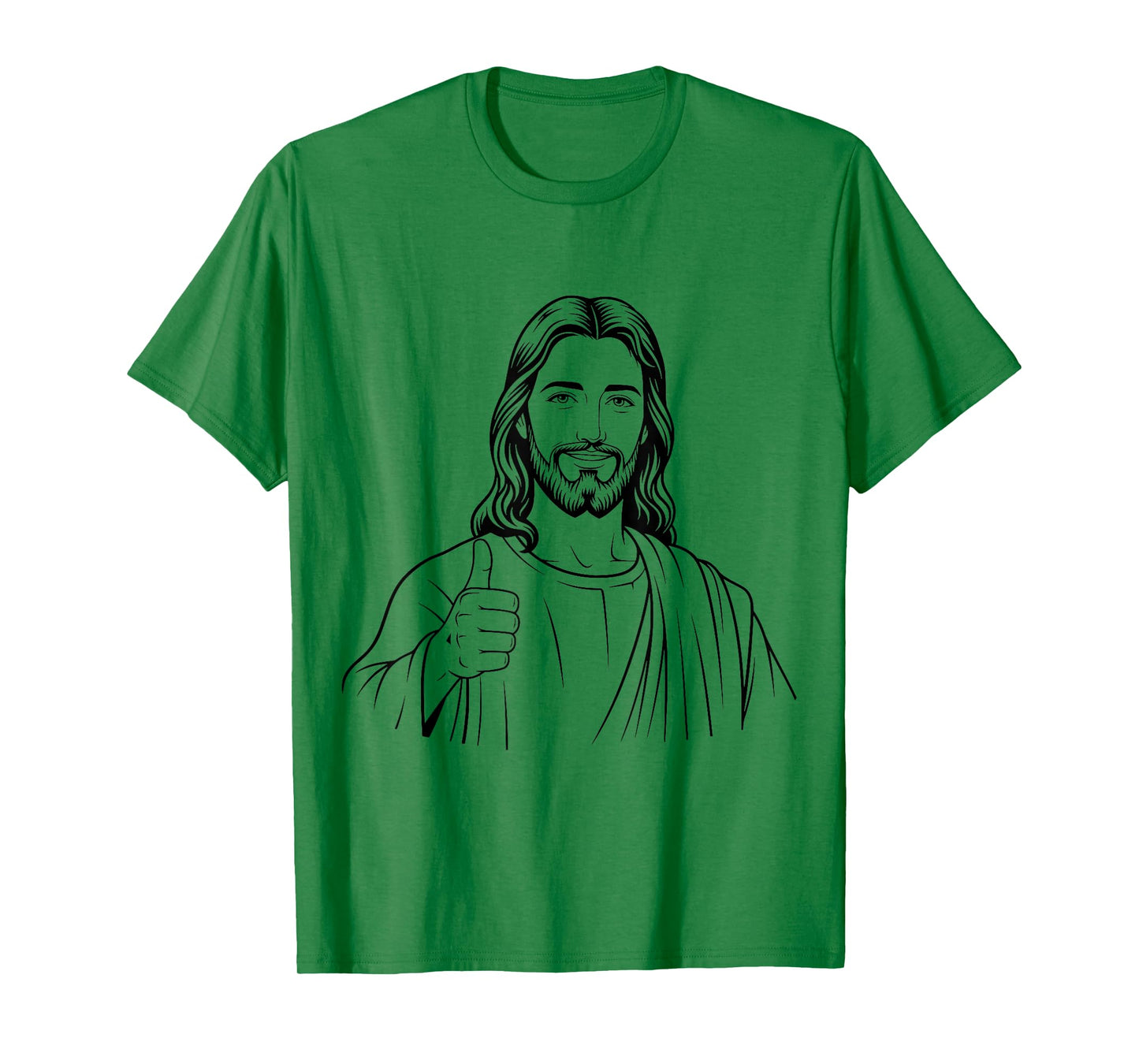 Jesus Christ Thumbs Up Funny Christianity Roman Catholic T-Shirt