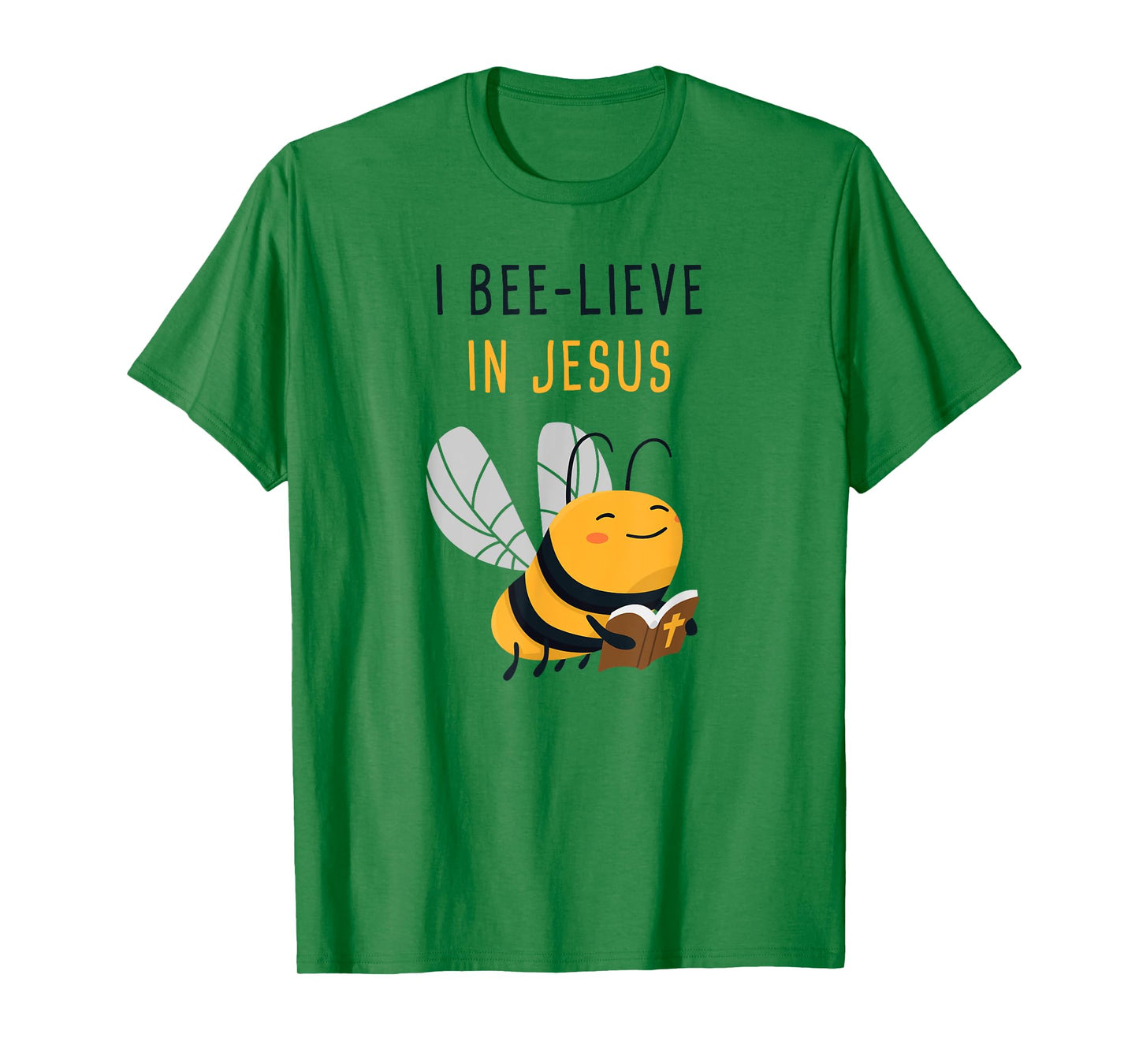 Gospel Kids Christian Faith Cute Bee: I Bee-lieve in Jesus T-Shirt