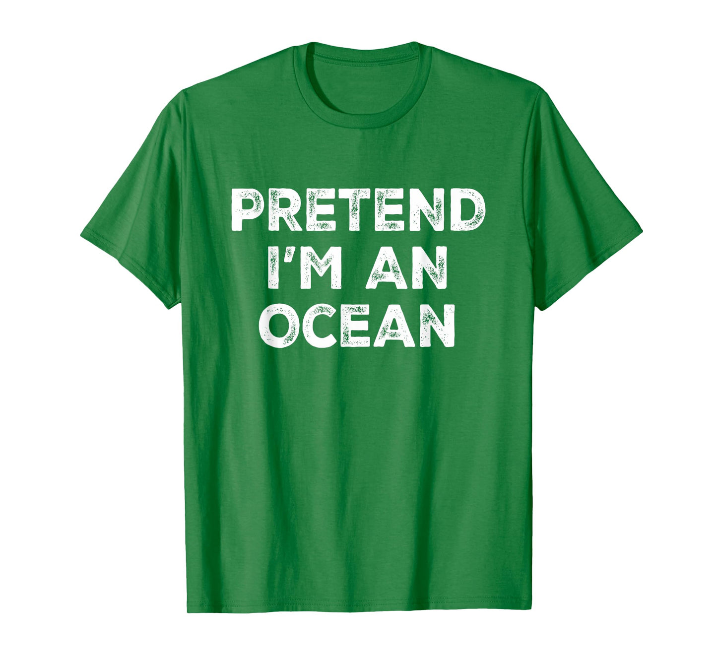 Pretend I'm An Ocean Lazy Halloween Costume T-Shirt