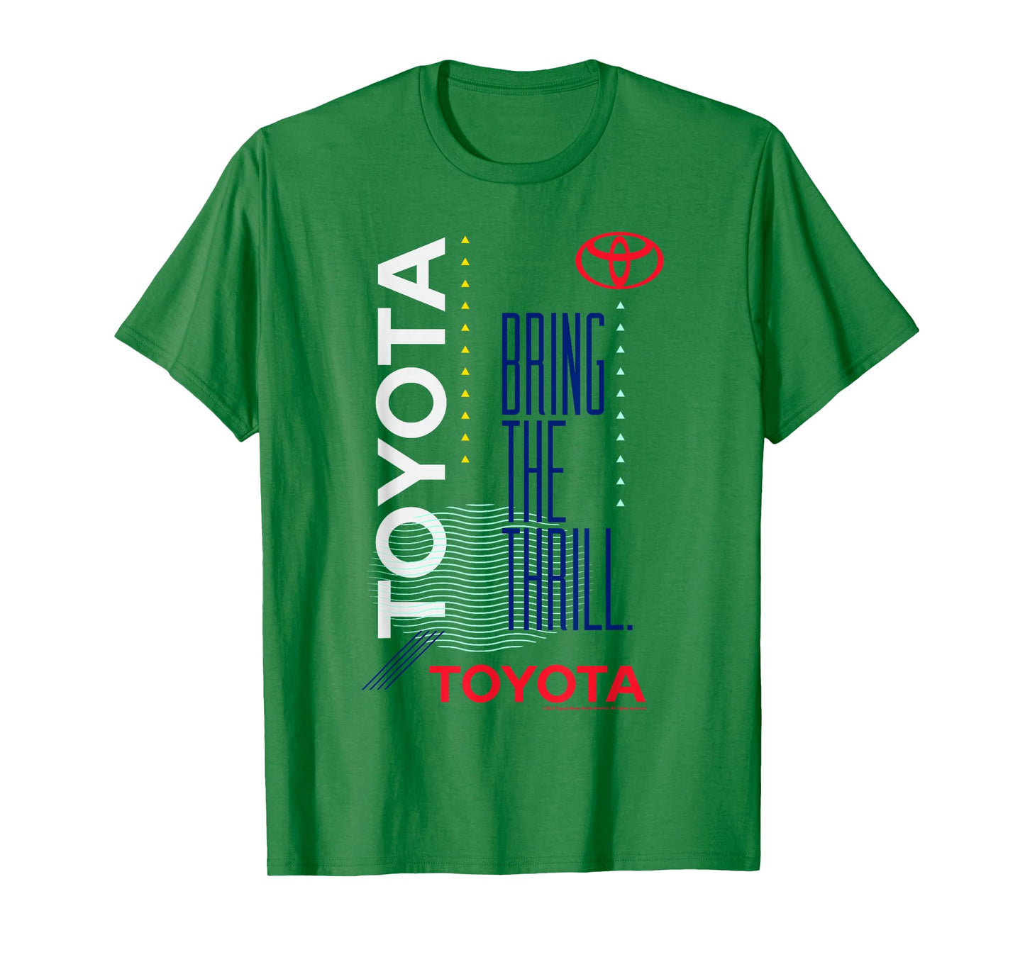Toyota Bring The Thrill Epic Quote Big Chest Logo T-Shirt