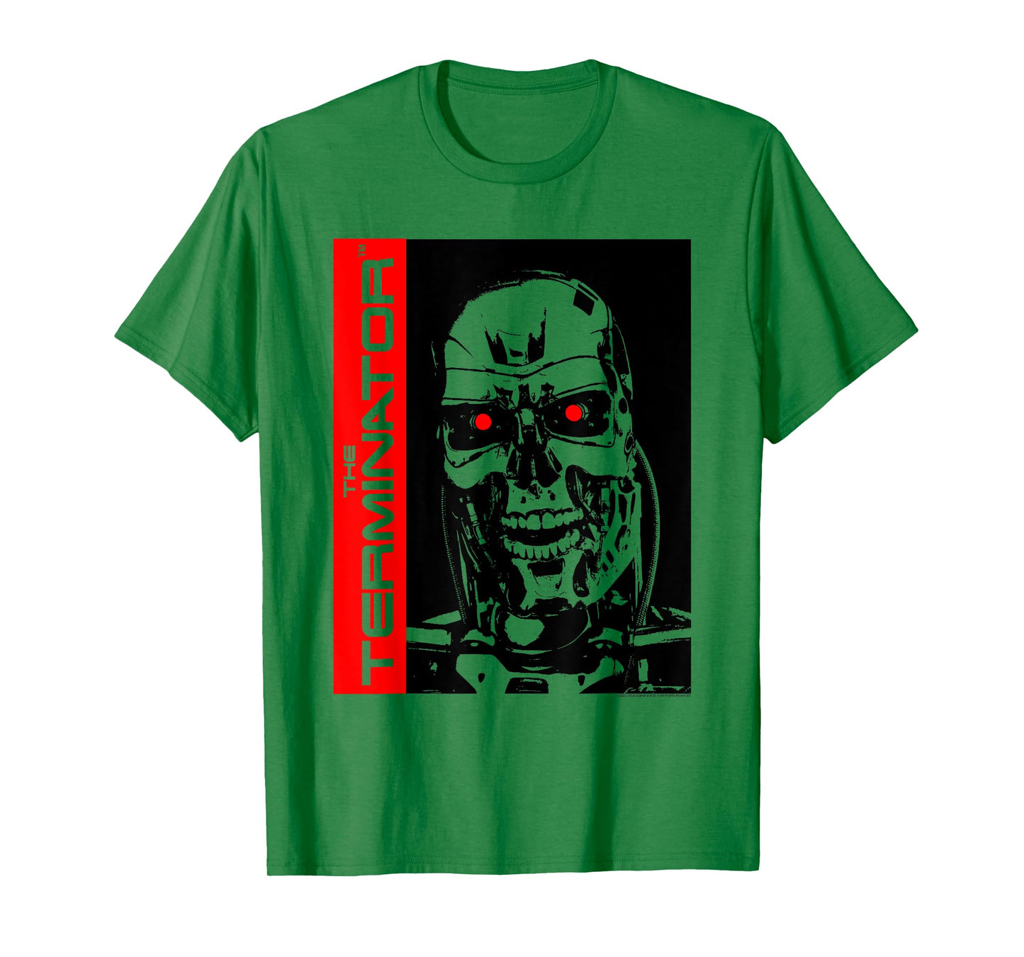 The Terminator High Contrast Endoskeleton Robot Action Movie T-Shirt