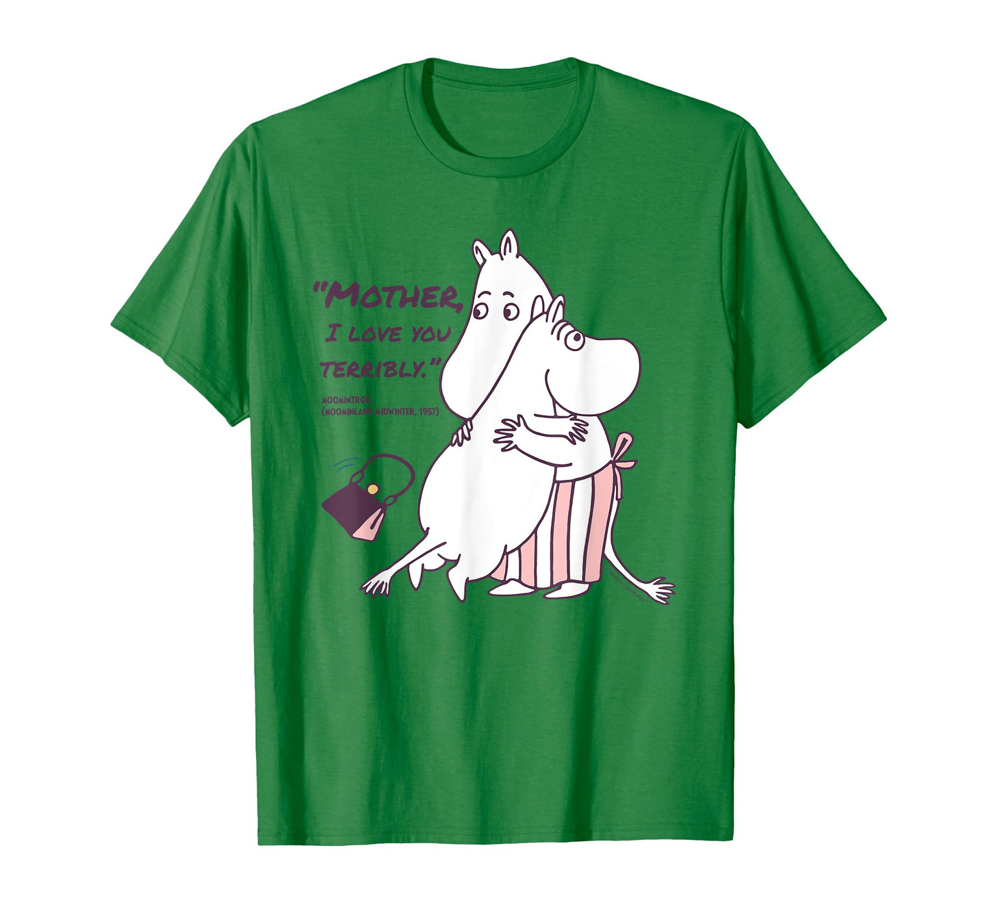Moomin I Love You Moominland Midwinter Moomintroll Quote T-Shirt