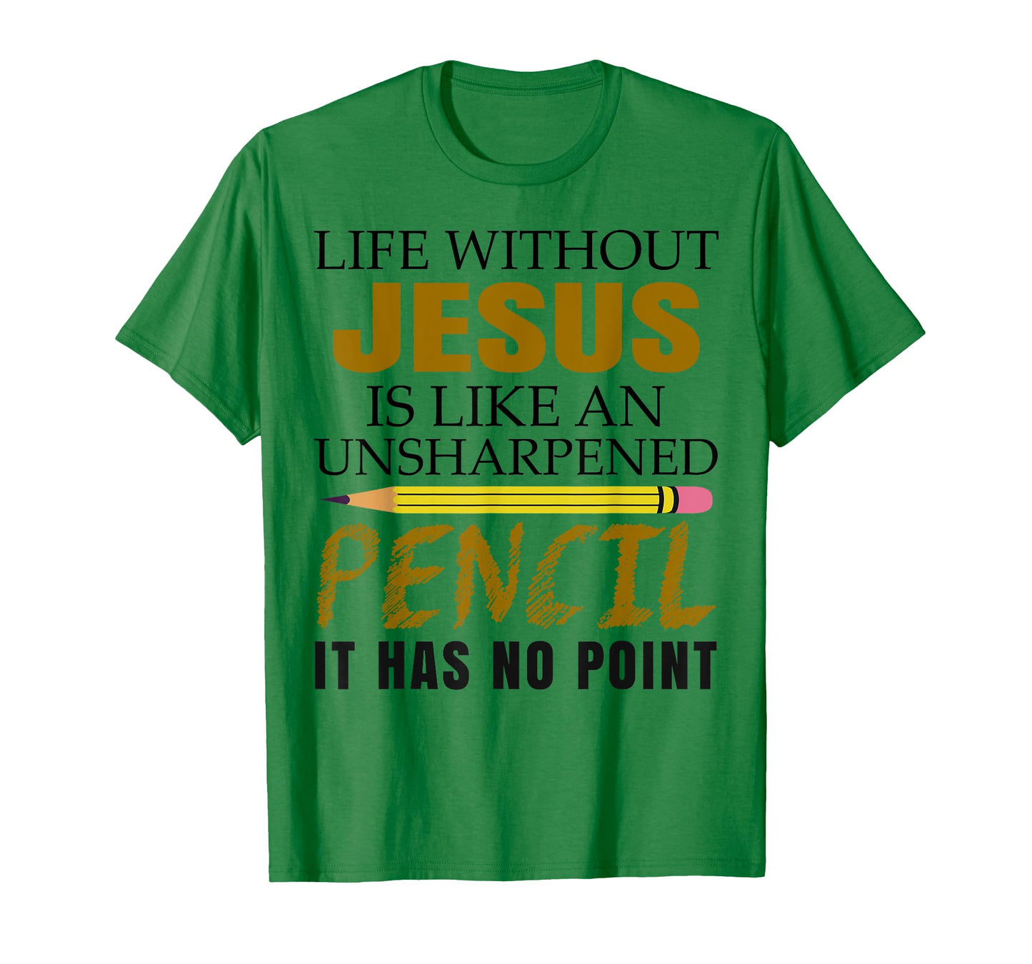 Life Without Jesus Is Like An Christian Cross God Faith Pray T-Shirt