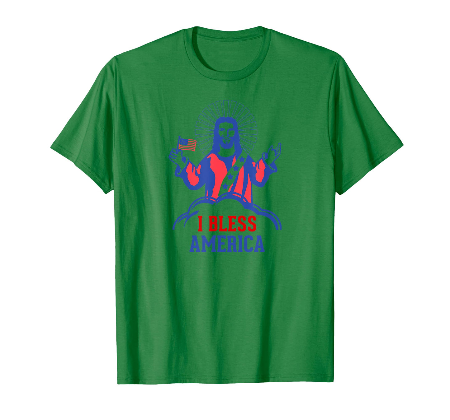 Jesus Loves the USA Tees: God Bless America T-Shirt