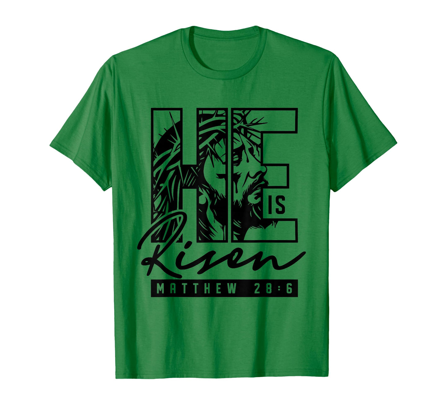 He is Risen Jesus Christian Bible Verse Faith Religious T-Shirt