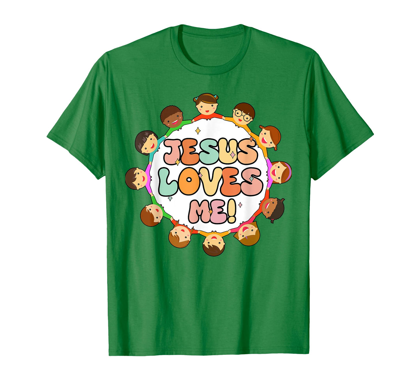 Kid Jesus Loves Me Christian Toddler Girl Women I Heart God T-Shirt