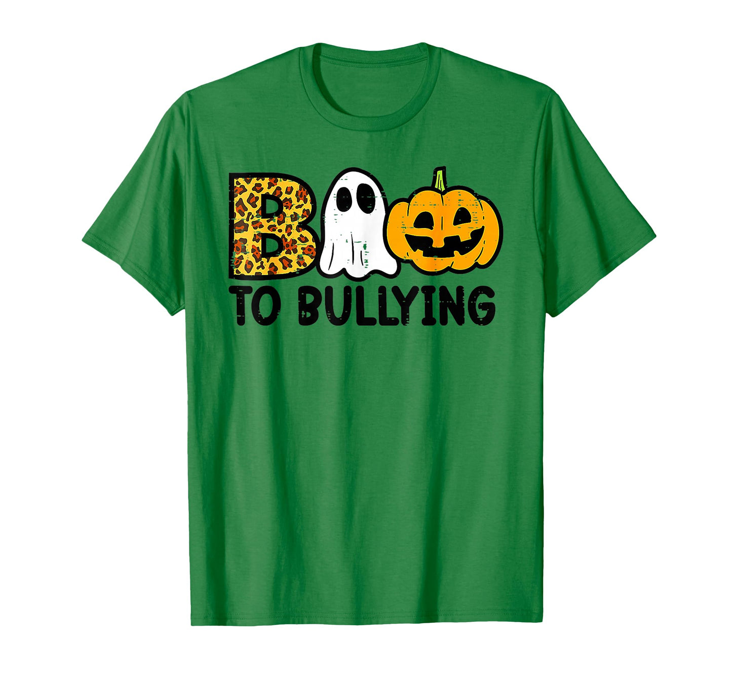 Boo to Bullying Halloween Ghost Anti Bully Unity Day Orange T-Shirt