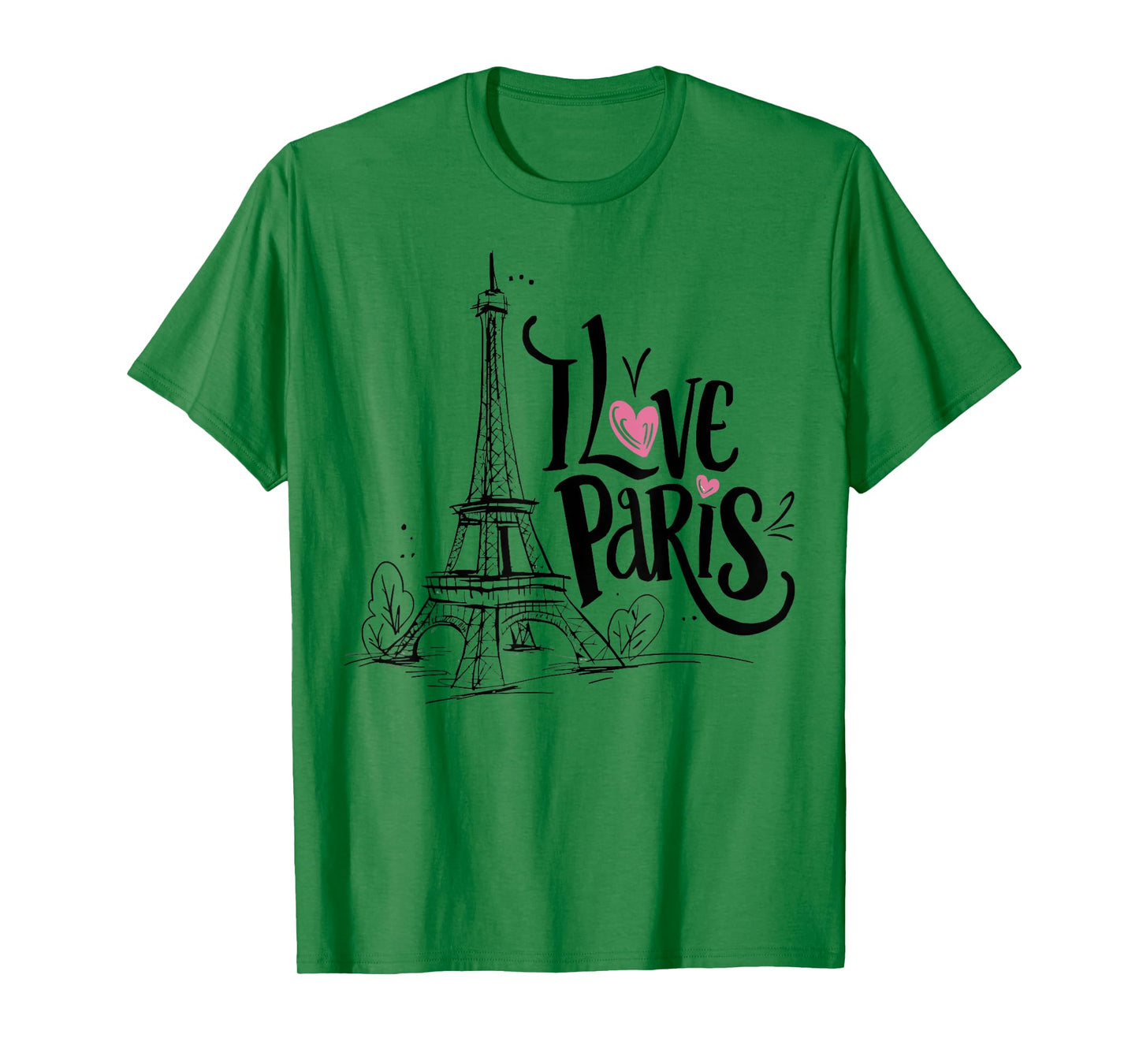 Eiffel Tower Paris Girls Guys Travel Holiday France Souvenir T-Shirt