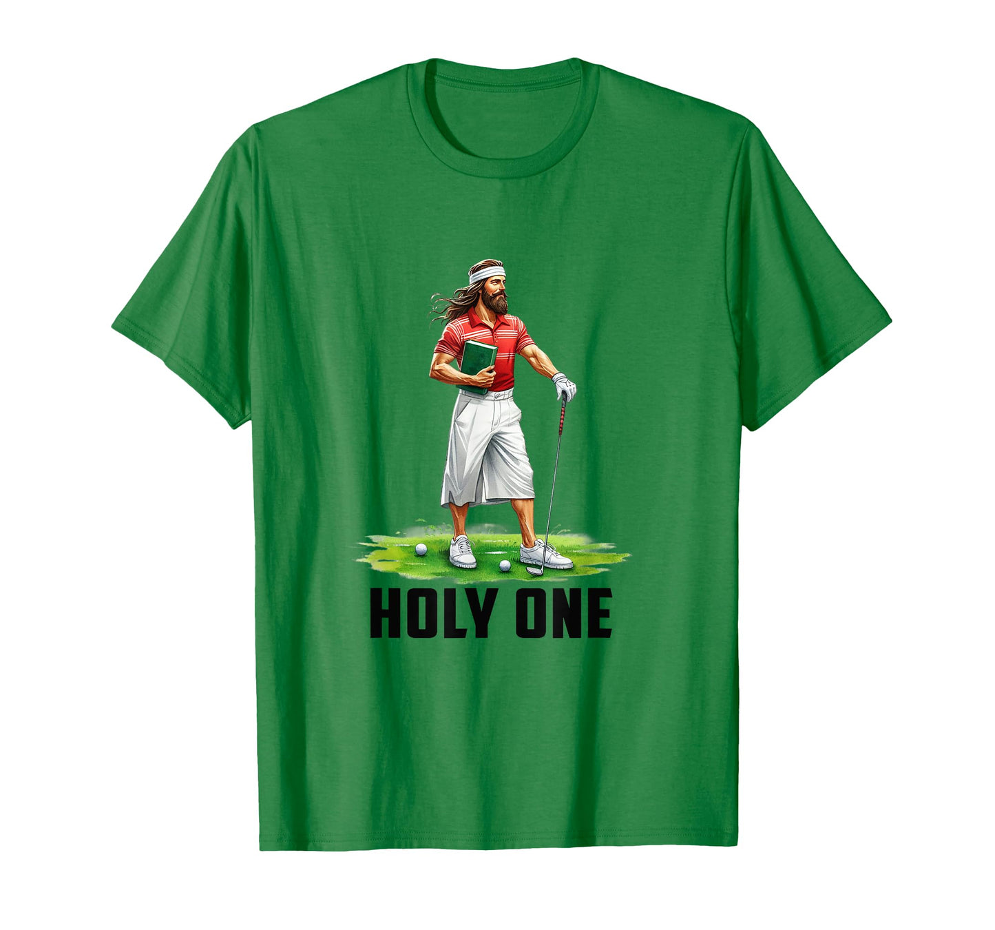 Jesus Golf Holy One Christian God Golfers Golfing Christ T-Shirt