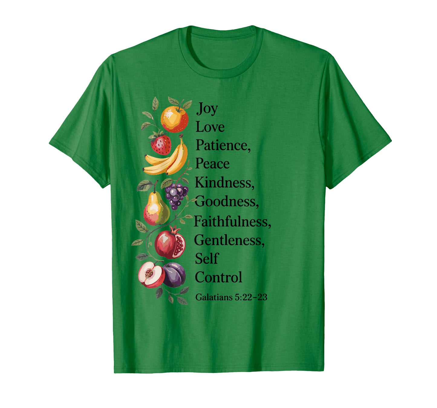 Awesome Galatians Fruit Of The Spirit Religious Verses T-Shirt