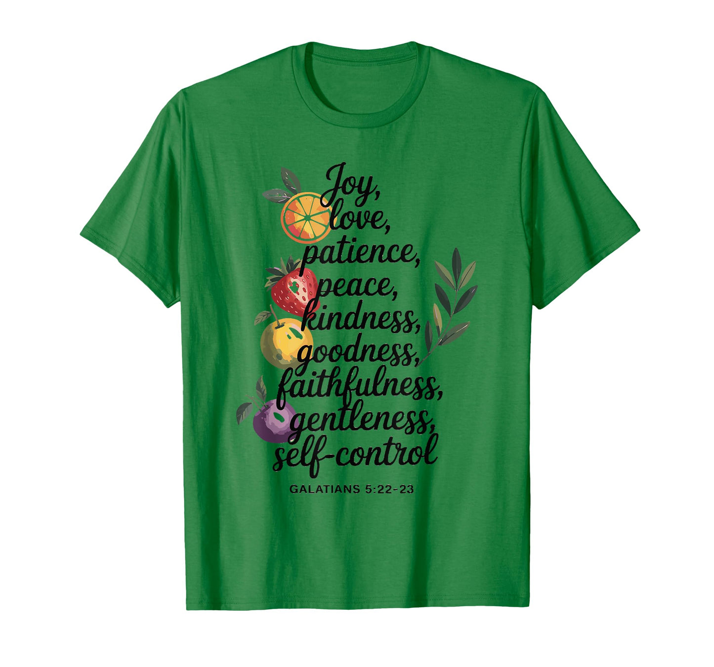 Awesome Galatians Fruit Of The Spirit Religious Verses T-Shirt