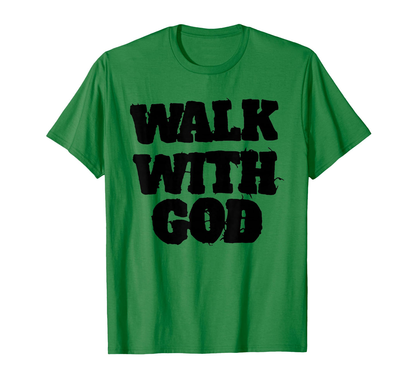 Walk with Jesus God Christian Men Women Saying Quote Funny T-Shirt