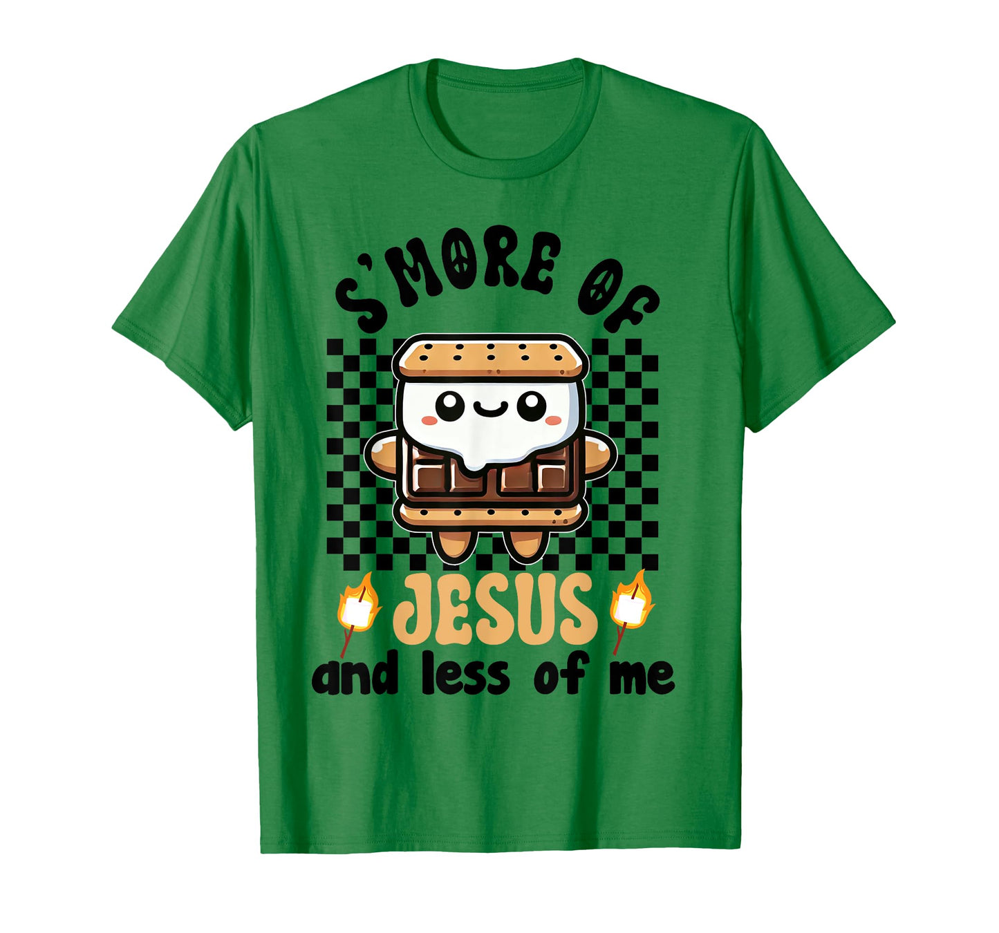 S'more of Jesus and Less of Me Funny Christian T-Shirt