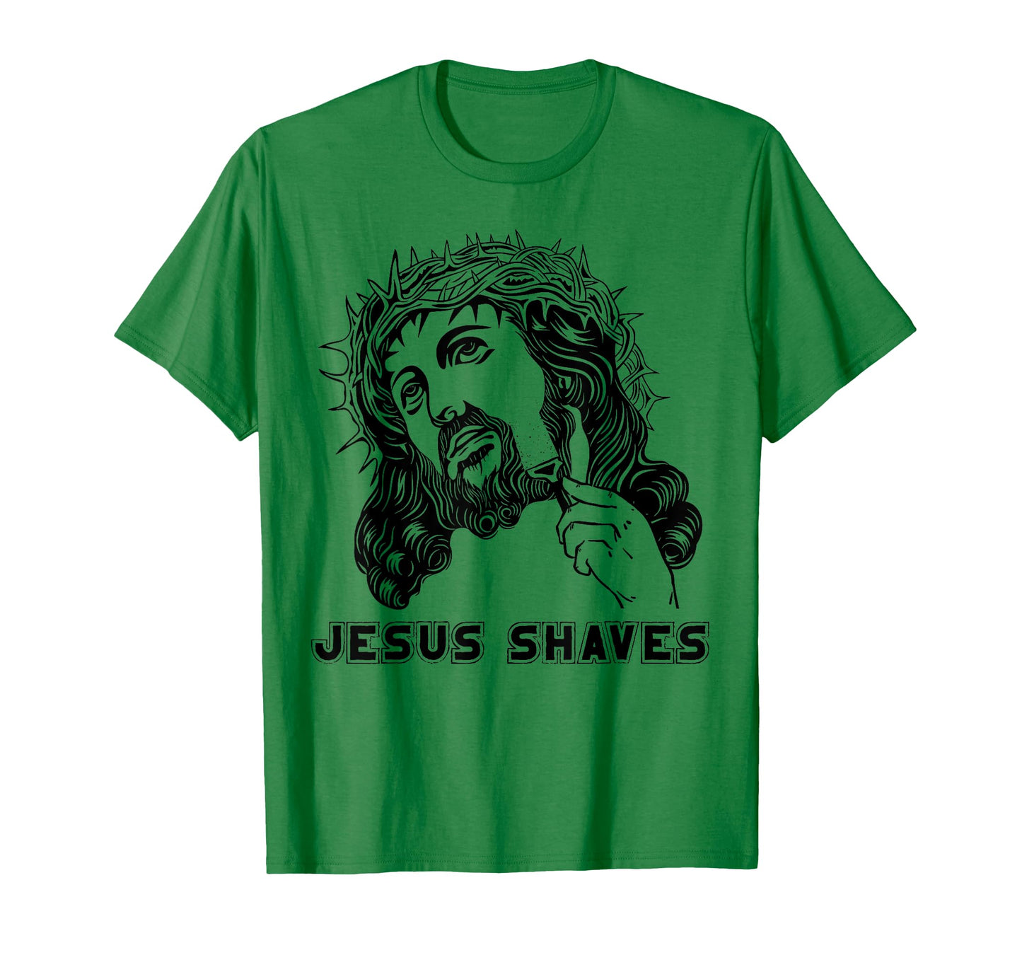 Jesus Shave Christian God Bible Cross Faith T-Shirt