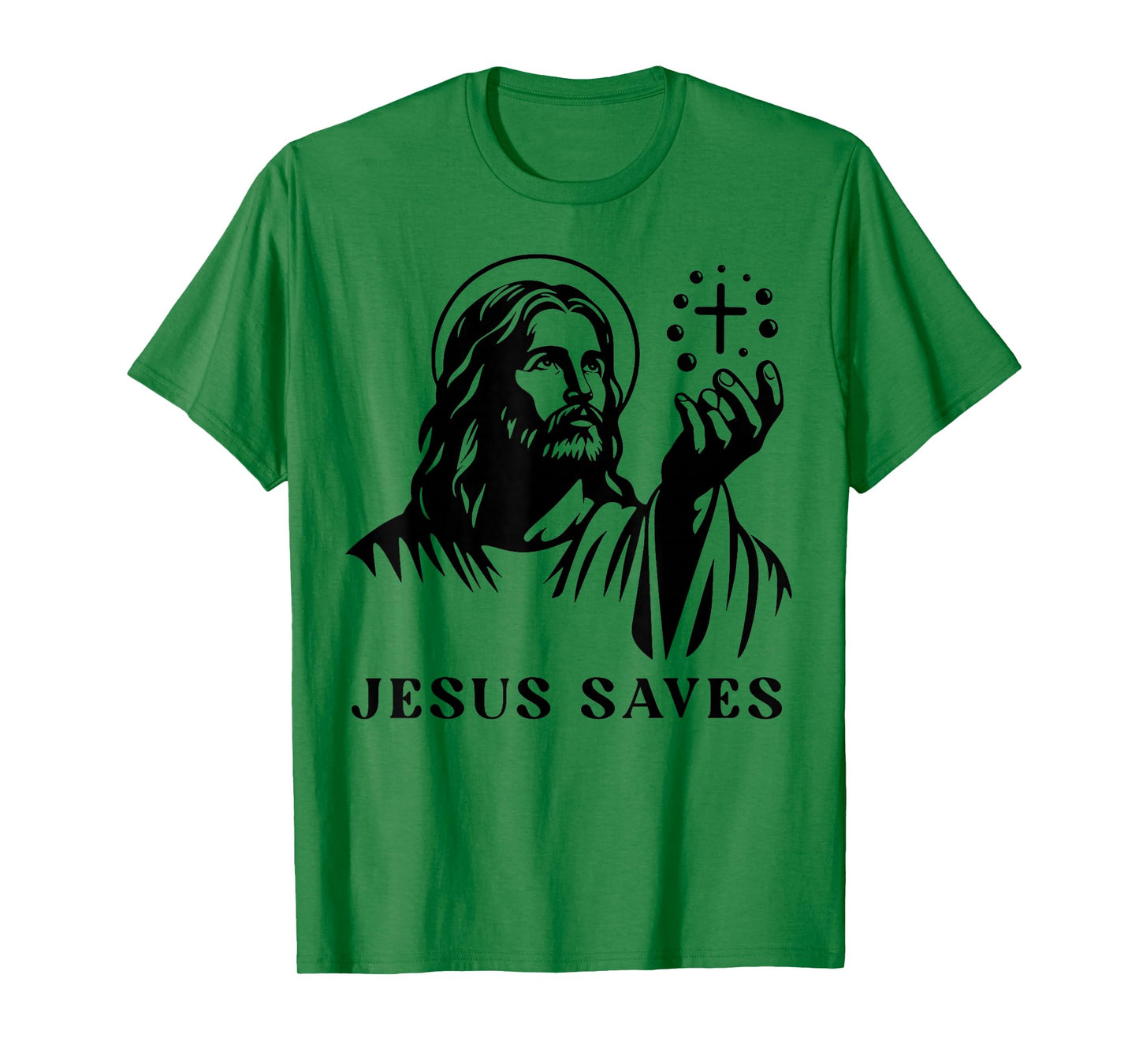 Jesus Saves Christian Cross God Minimal Faith Bible Pray T-Shirt
