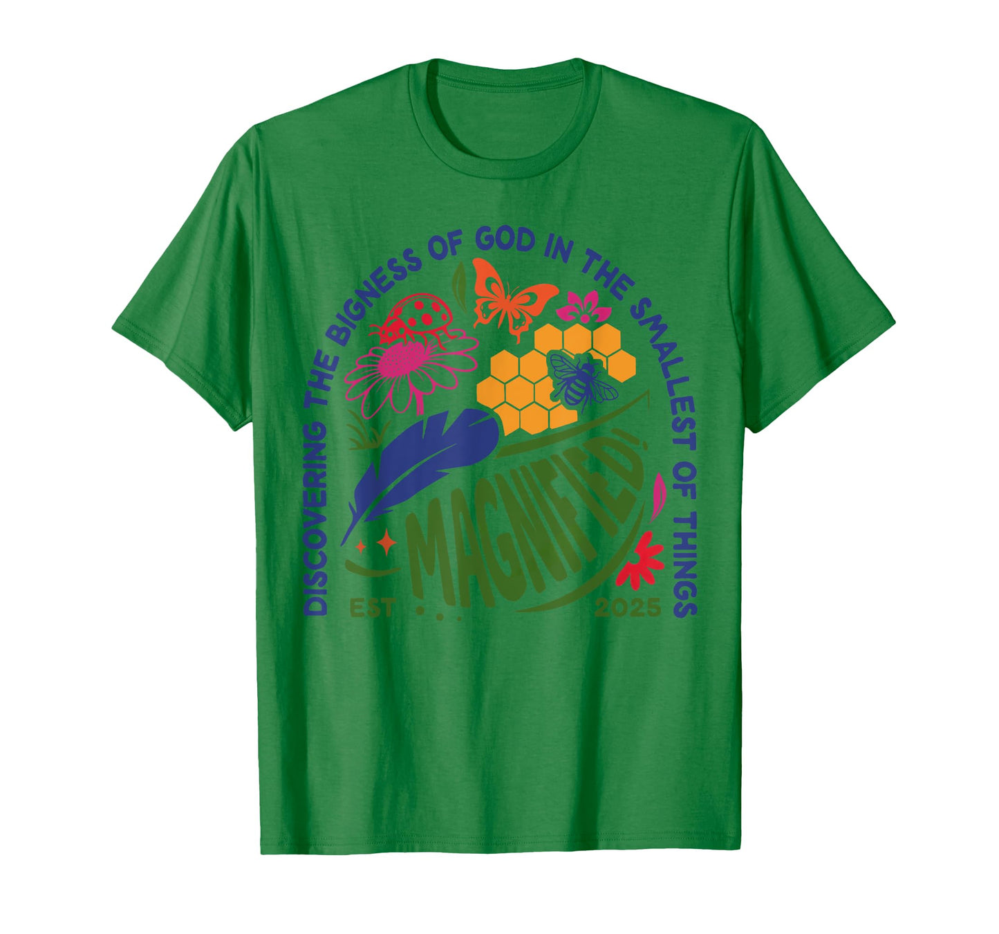 Magnified VBS 2025 Discovering the Bigness of God Christian T-Shirt
