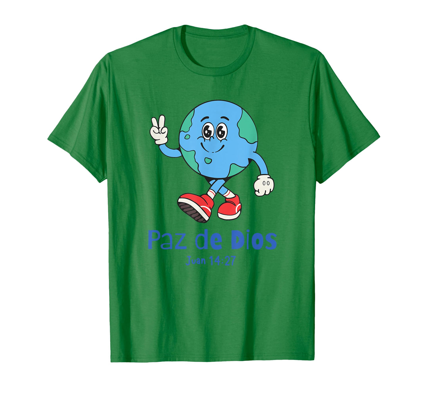Paz de Dios, GOD's PEACE, Juan 14:27, WORLD T-Shirt