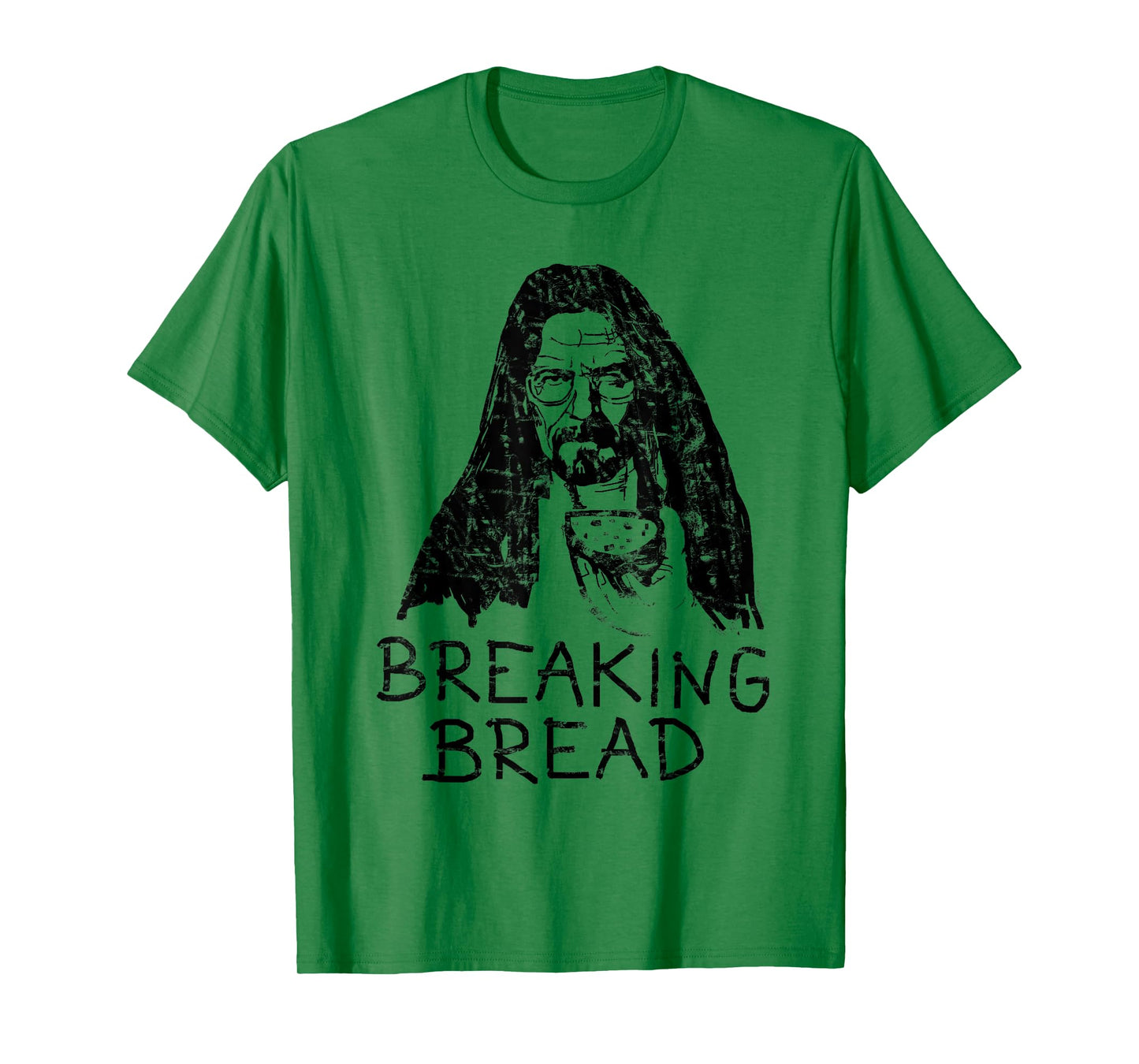 Jesus Funny Breaking Bread Christ Cross Faith Christ T-Shirt